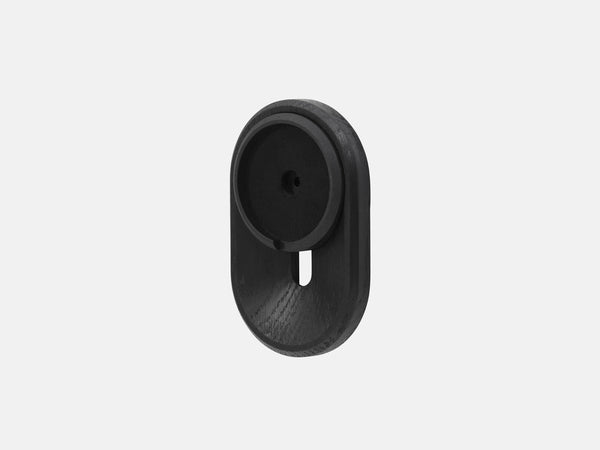black magsafe iphone wall mount - without charger | black