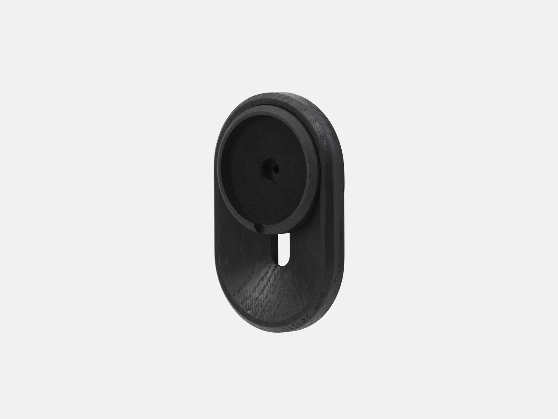 black magsafe iphone wall mount - without charger | black