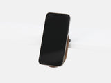 walnut magsafe iphone desk shelf mount - in use | walnut
