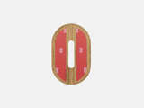oak magsafe iphone wall mount - back | oak