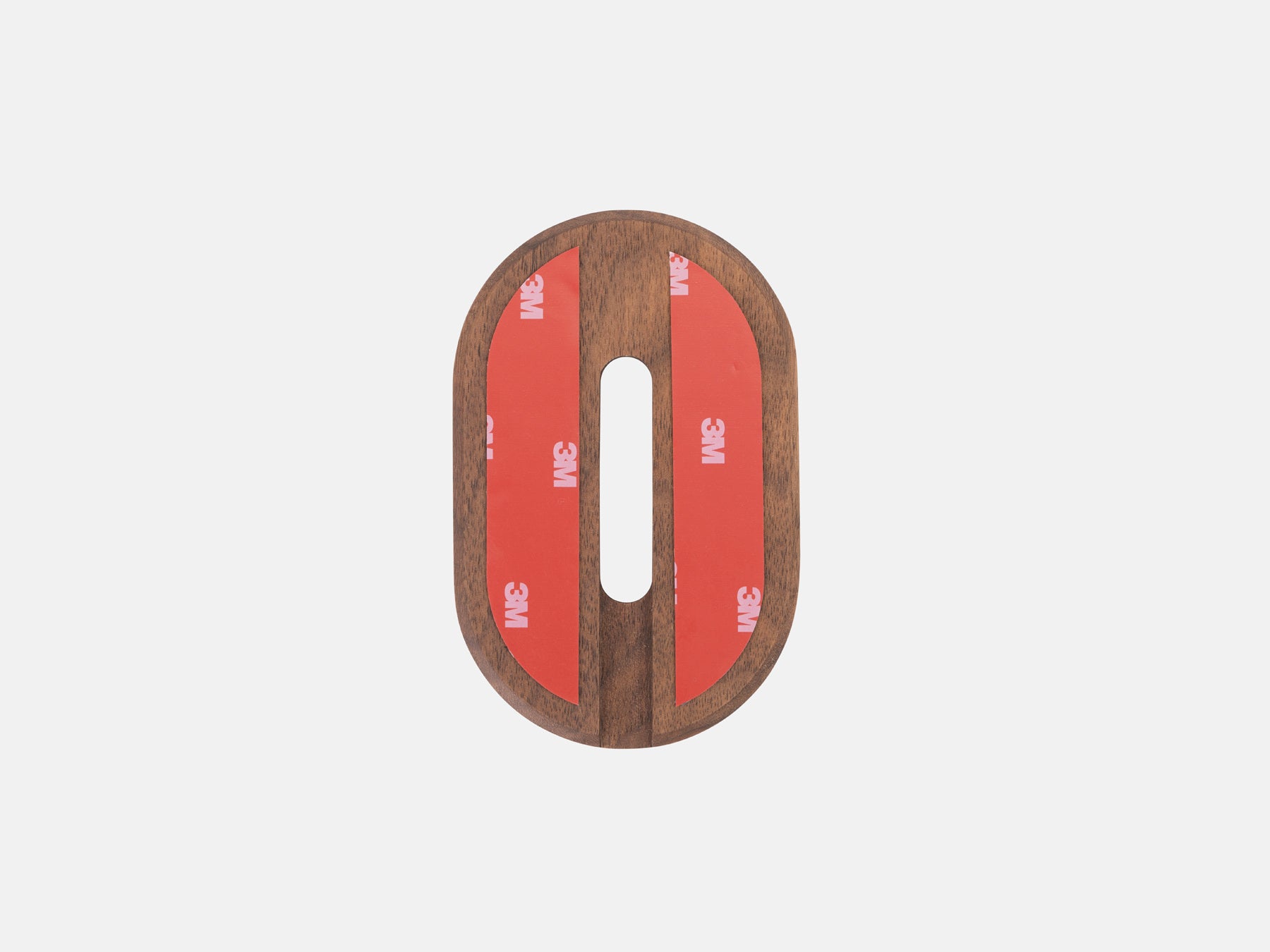 walnut magsafe iphone wall mount - back | walnut