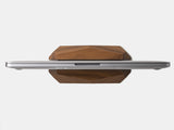 oakywood walnut wooden laptop stand top view | walnut