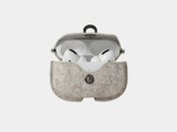 oakywood felt airpods case grey | stone grey, airpods pro/pro2