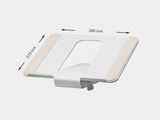 white desk shelf laptop dimensions | white, medium (13-14″)