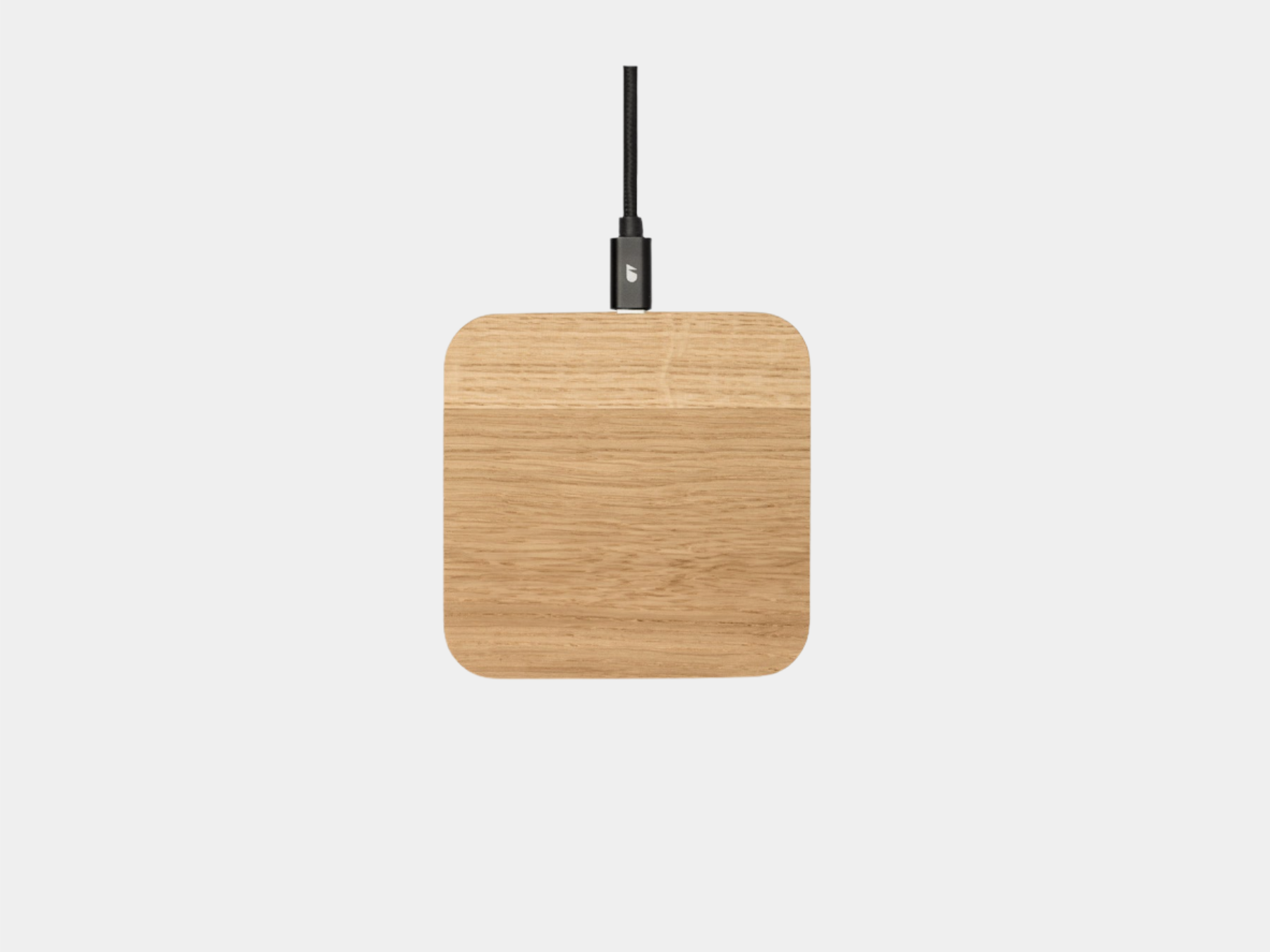 oakyblocks oak wooden wireless charger | oak