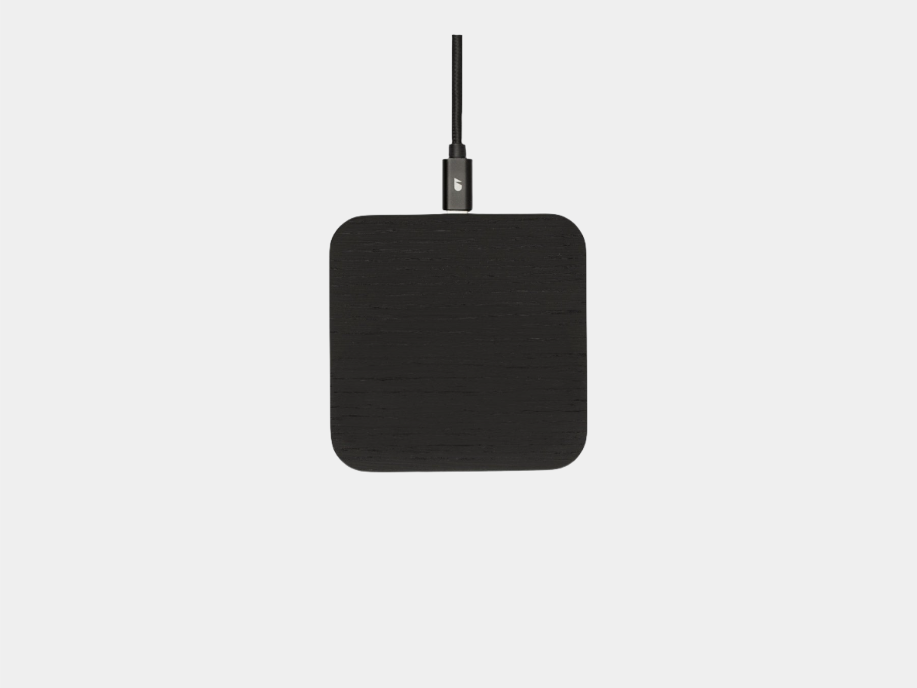 oakyblocks black wooden wireless charger | black