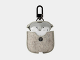 oakywood felt airpods case grey | stone grey, airpods 1/2