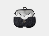 oakywood felt airpods case anthracite | anthracite, airpods pro/pro2