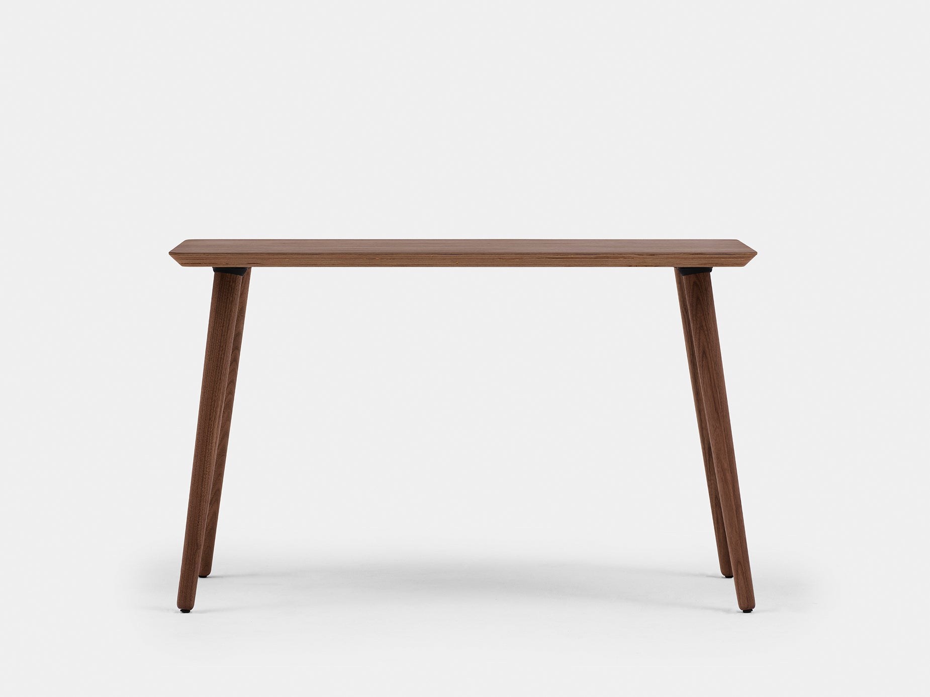 walnut veneer oakywood classic desk front view | walnut veneer,