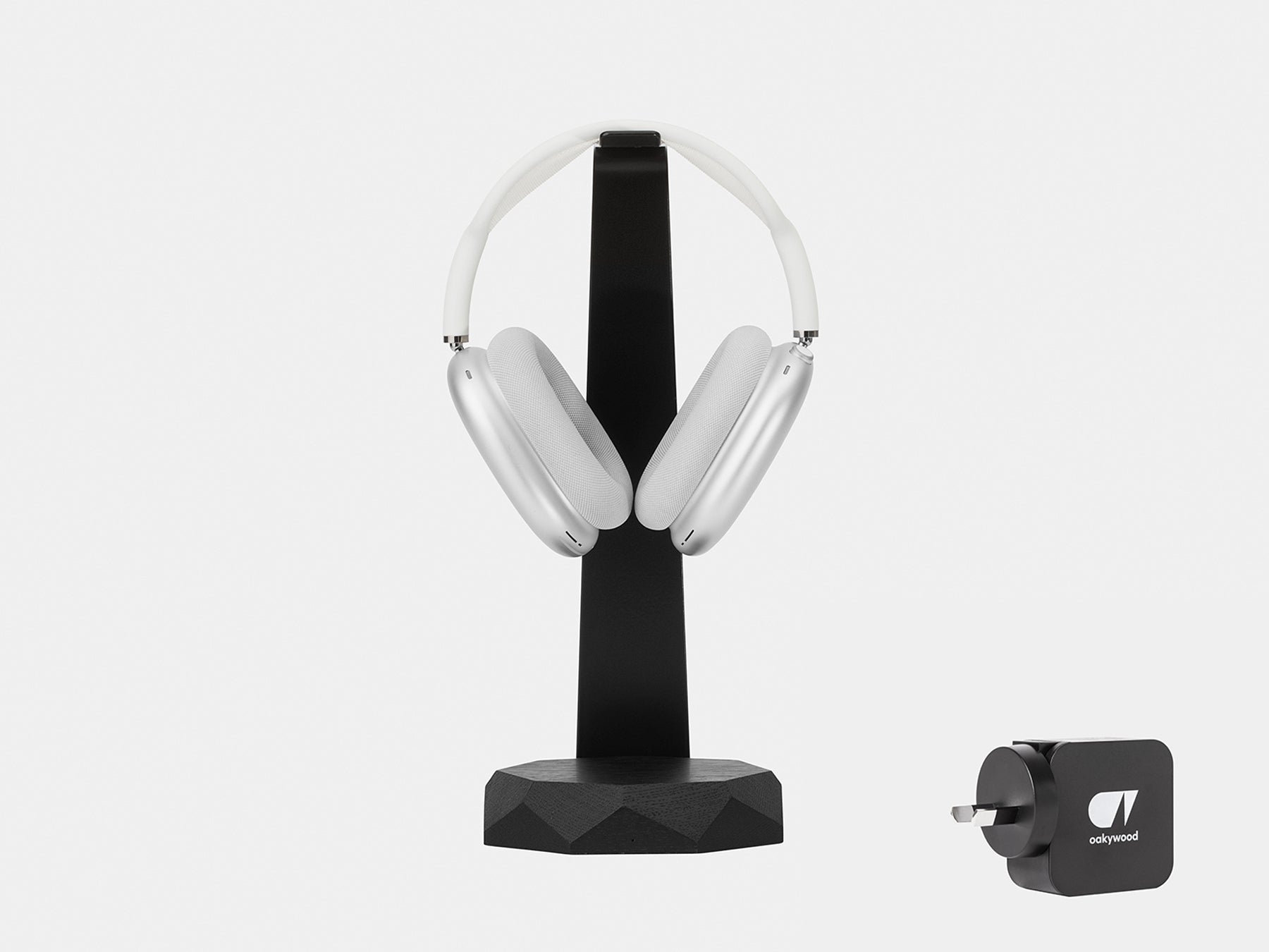 oakywood black headphone stand bundle AU plug | black, AU (Adapter type I)