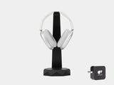 oakywood black headphone stand bundle US plug | black, US/CA (Adapter type A)