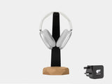 oakywood oak headphone stand bundle UK plug | oak, UK (Adapter type G)