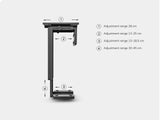oakywood cpu desk mount in black specification | black, lang-en
