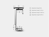 oakywood cpu desk mount in white specification | white, lang-pl