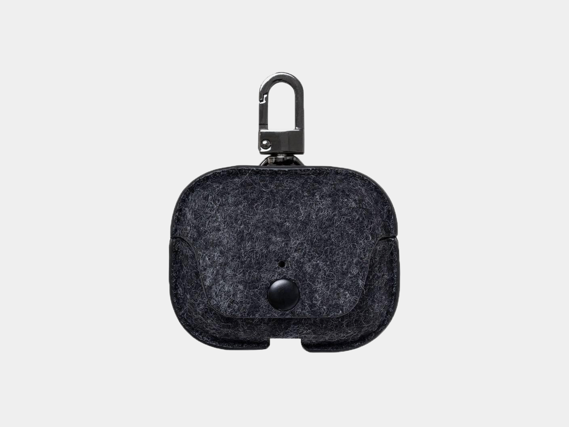 oakywood felt airpods case anthracite | anthracite, airpods pro/pro2