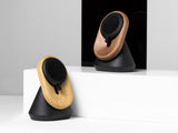 magsafe puck in oak and walnut magsafe iphone stand | -
