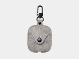 oakywood felt airpods case grey | stone grey, airpods 1/2