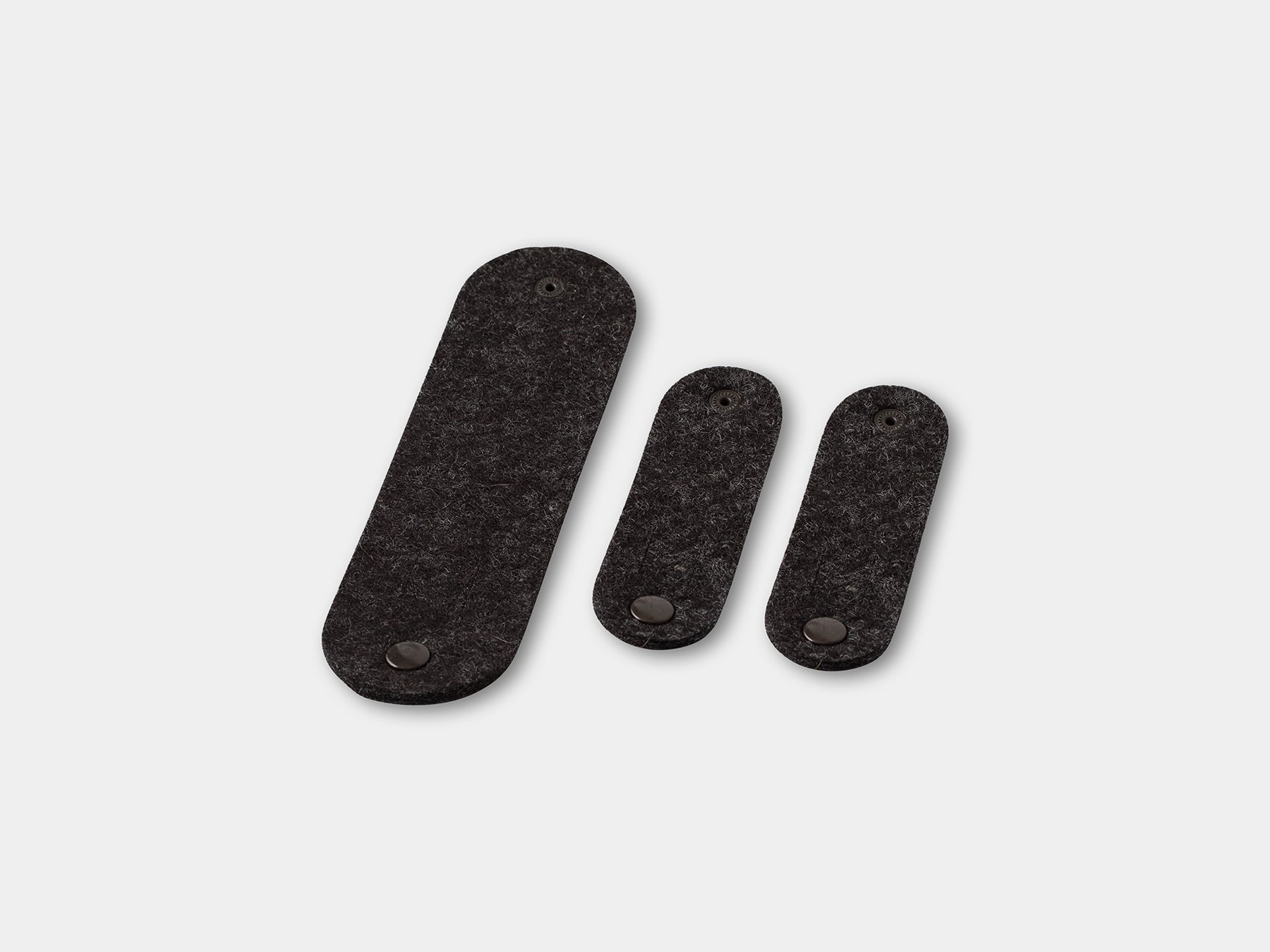 oakywood felt cable ties anthracite | anthracite