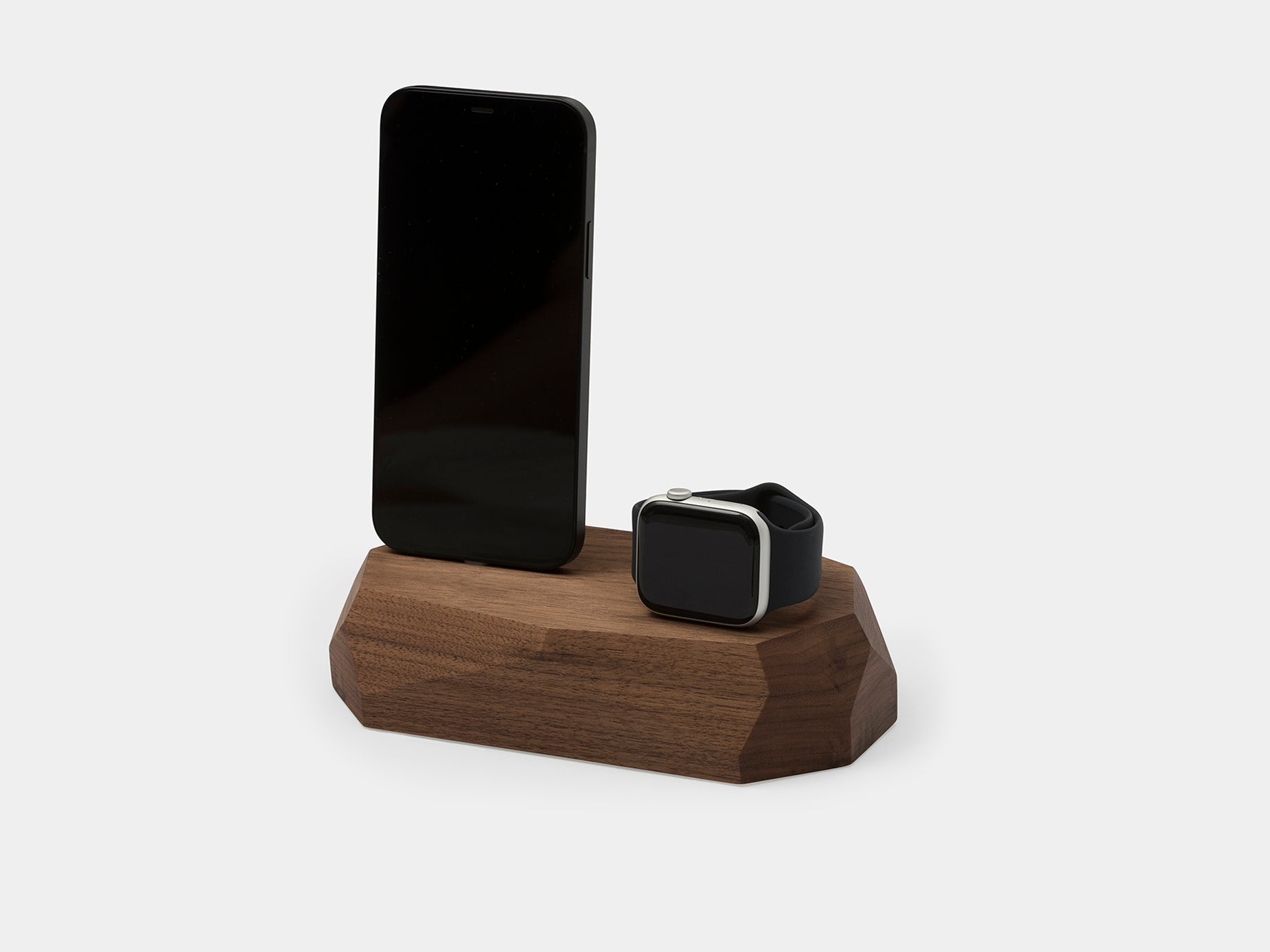 oakywood walnut wooden combo dock | walnut,