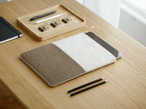 oak oakywood classic desk with accessories | oak,