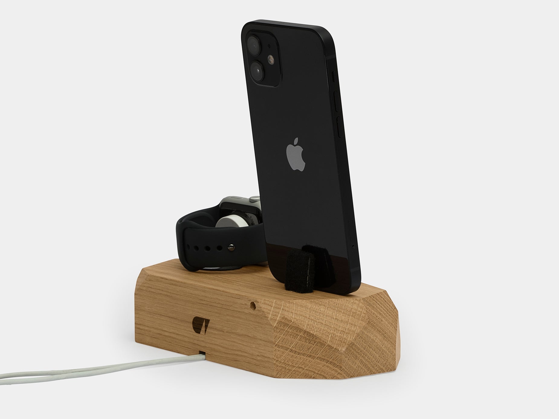 oakywood oak wooden combo dock back view | oak,