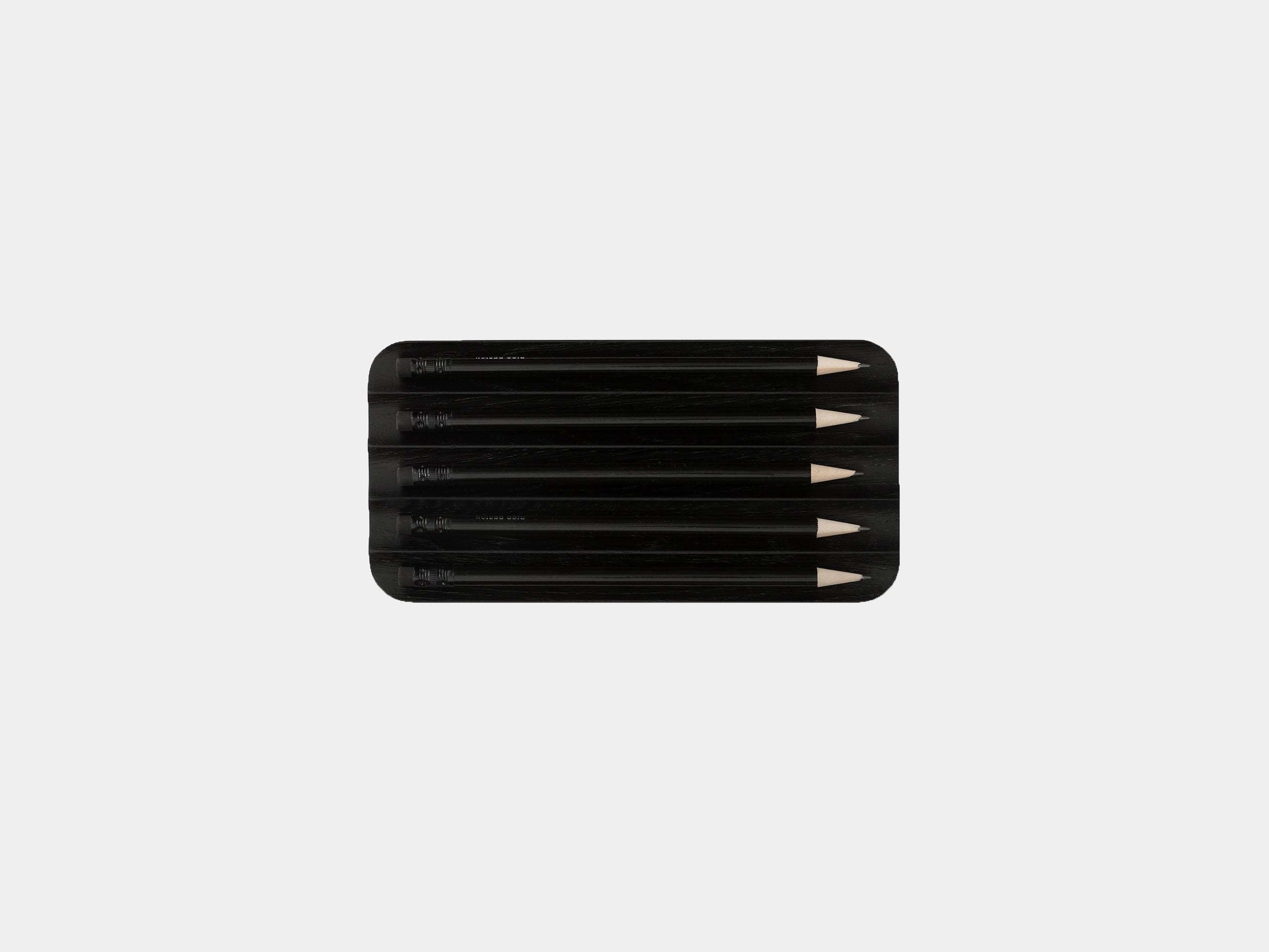 oakyblocks black pen tray | black