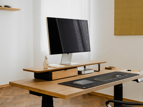 oakywood desk shelf oak veneer | oak veneer,