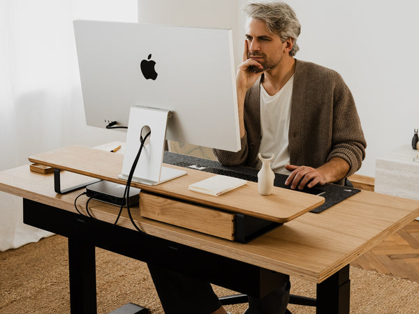 Oakywood Desk Shelf oak veneer | oak veneer,