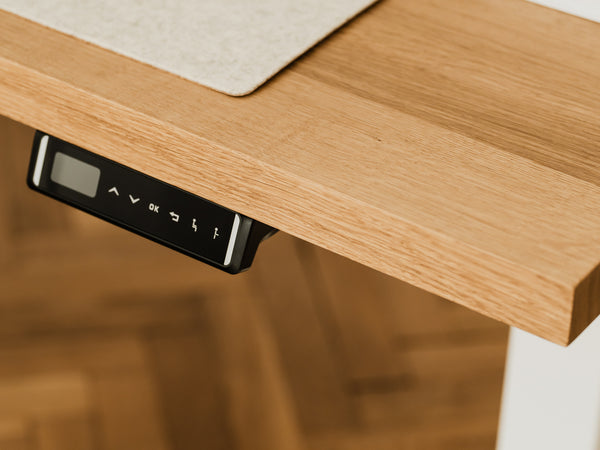 oakywood oak desk control panel closeup | oak, , 