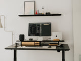 Oakywood Desk Shelf in black | black,
