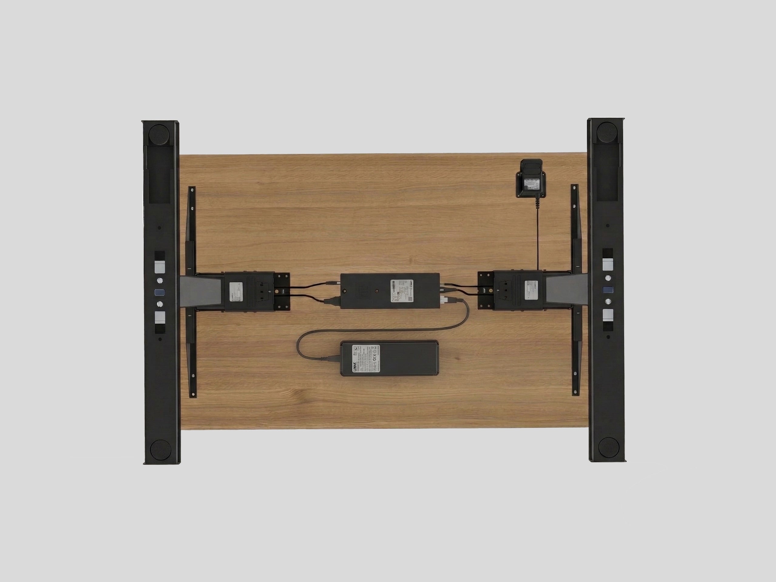 Oakywood Standing Desk Pro Battery powers the desk without cables| -