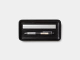Oakywood Catchall Tray Mini in black – elegant black tray for storing office accessories | black, large