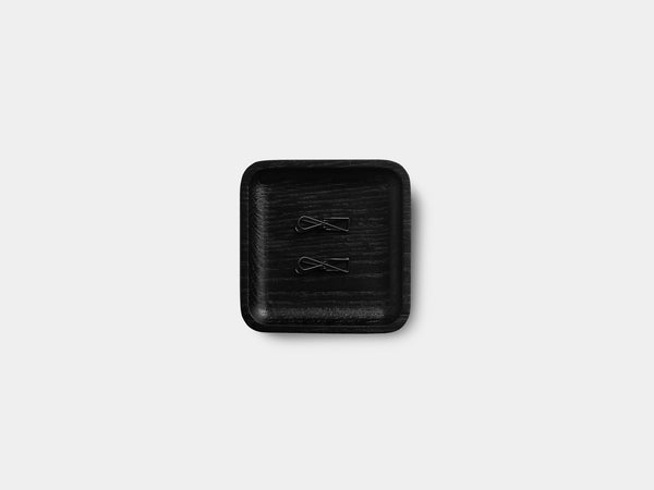 Oakywood Catchall Tray Mini in black – deep tray for storing small items and stationery | black, medium