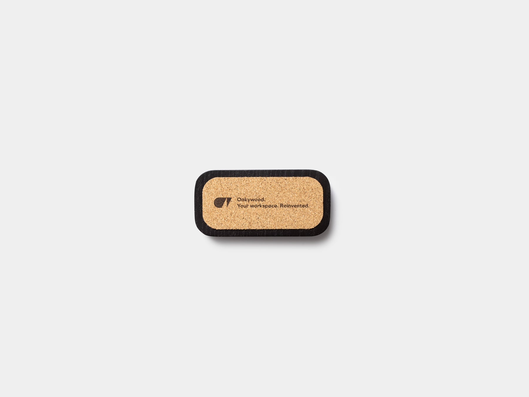 Oakywood Catchall Tray Mini in black – minimalist black tray for compact desk organization | black, small (2 pieces)