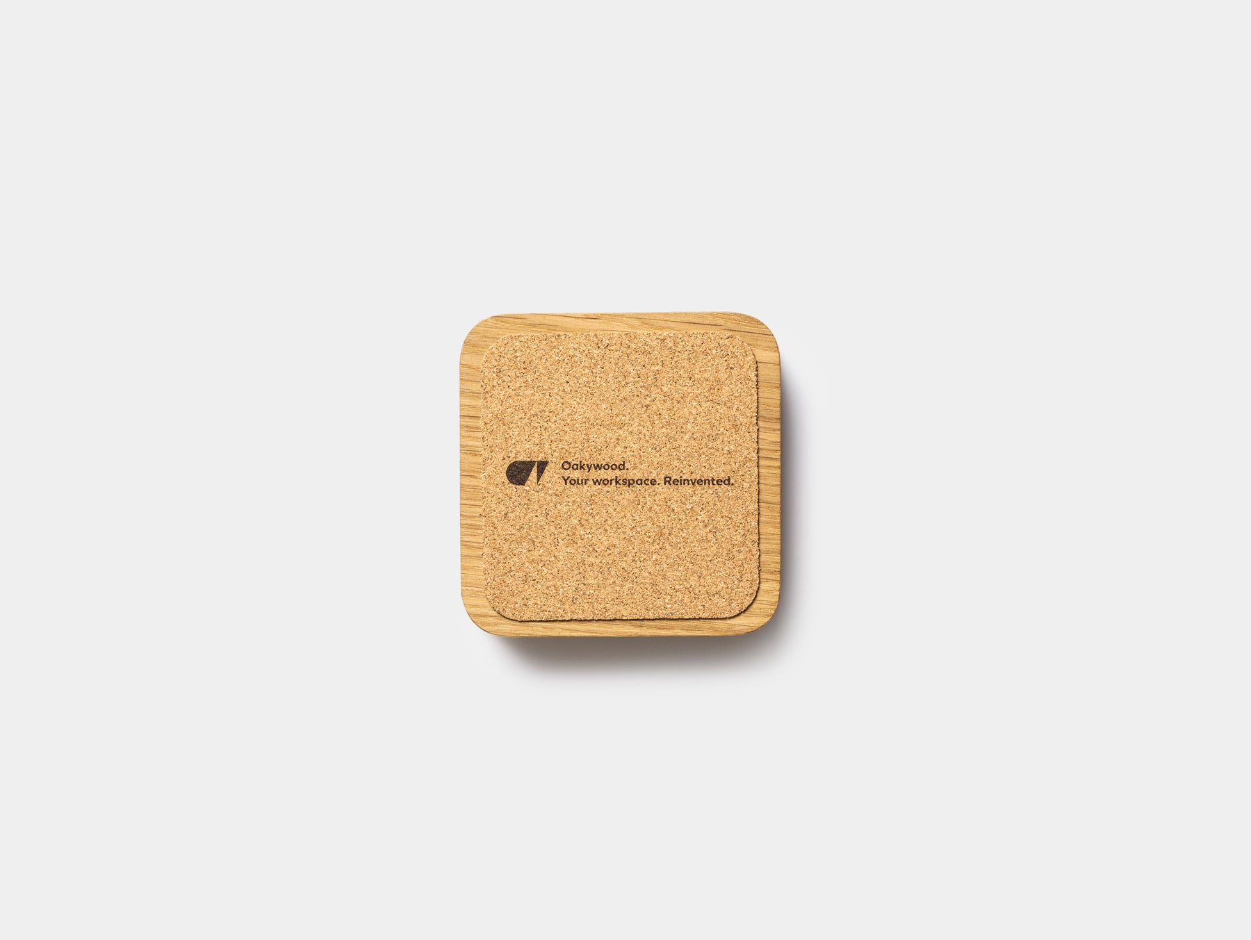 Oakywood Catchall Tray Mini in oak – sleek tray for compact workspace organization | oak, medium