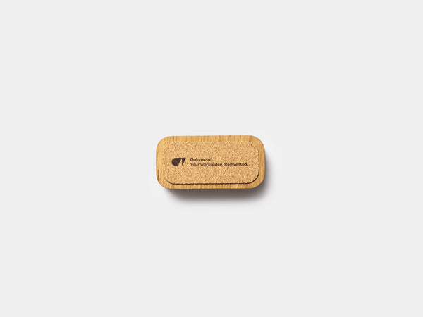 Oakywood Catchall Tray Mini in oak – practical tray for organizing your desk essentials | oak, small (2 pieces)