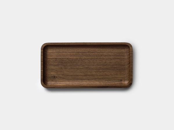 Oakywood Catchall Tray Mini in walnut – elegant walnut tray for keeping small items organized | walnut, large