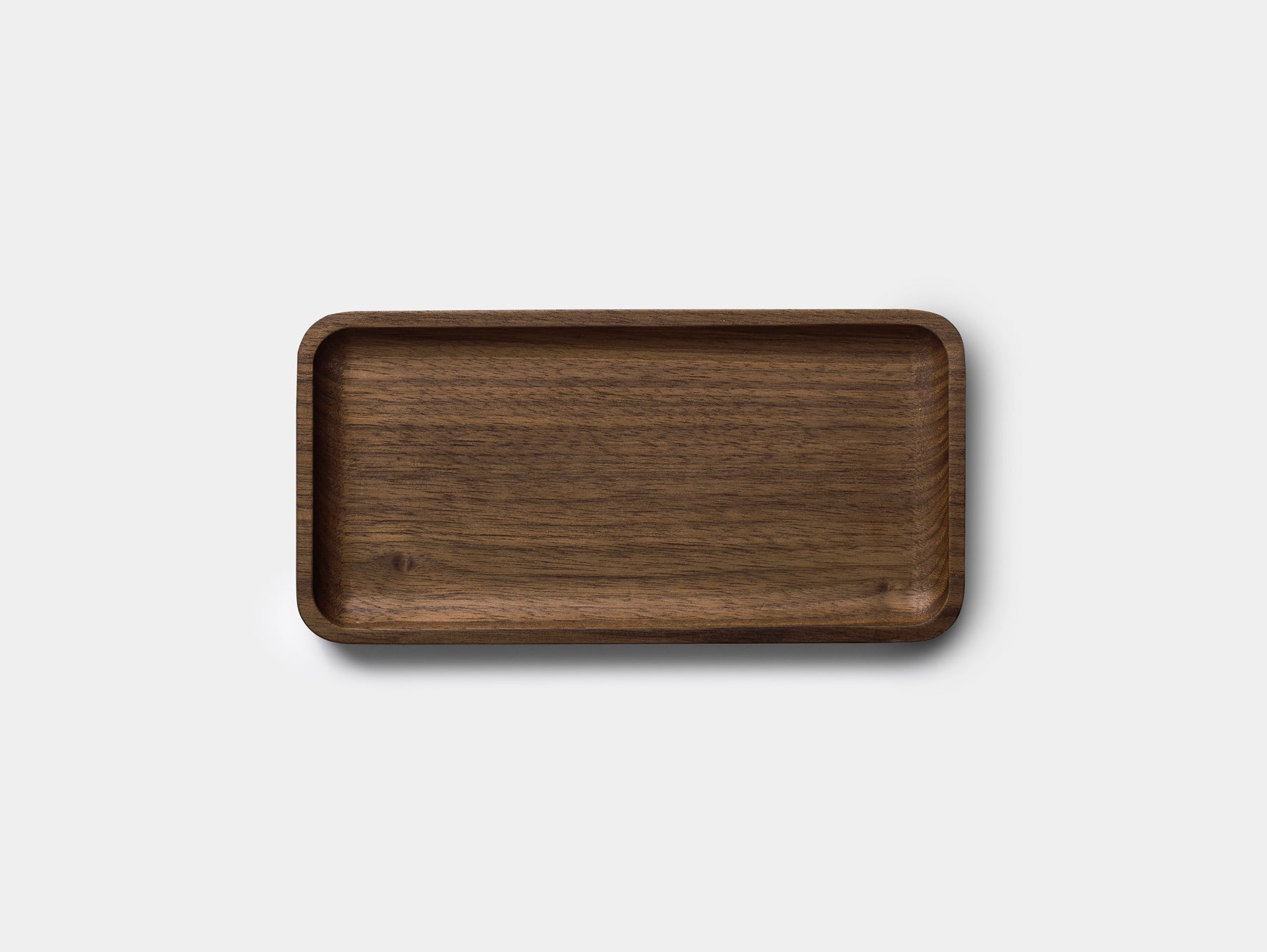 Oakywood Catchall Tray Mini in walnut – elegant walnut tray for keeping small items organized | walnut, large