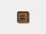 Oakywood Catchall Tray Mini in walnut – functional tray for desktop organization | walnut, medium