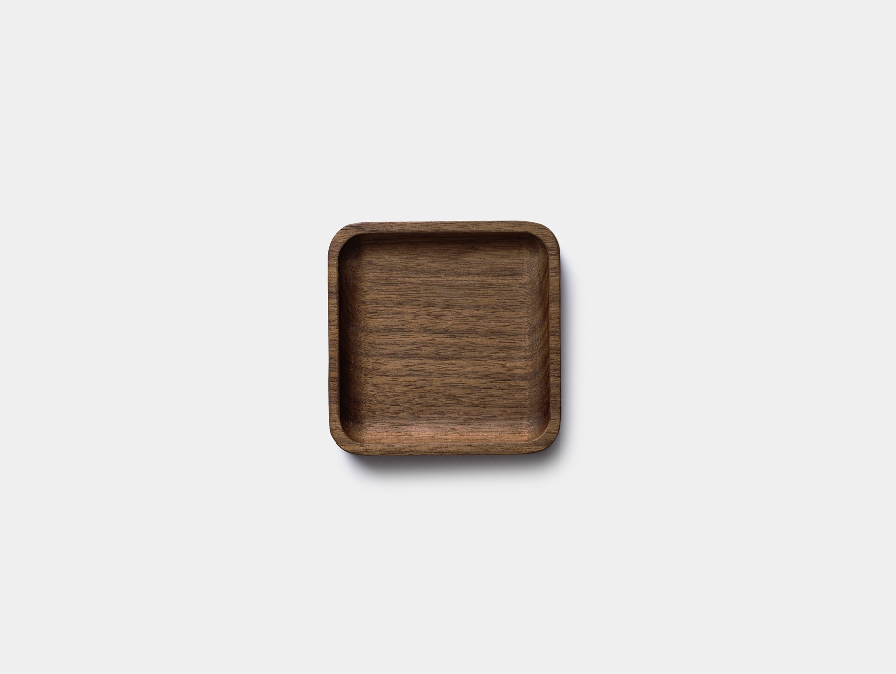 Oakywood Catchall Tray Mini in walnut – stylish wooden tray for storing office supplies | walnut, medium