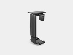 oakywood cpu desk mount in black | black