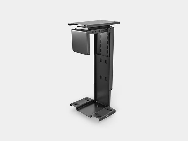 oakywood cpu desk mount in black details | black