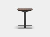 Oakywood Standing Desk Pro Mini in walnut with black accents – functional standing desk for home office | walnut, , black
