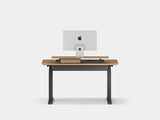 Oakywood Desk Setup Pro crafted from oak veneer with black finish – functional office setup with desk shelf, cable tray, and modular storage | oak veneer, , black