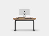 Oakywood Desk Setup Touch Bundle crafted from oak veneer with black finish – ergonomic desk setup with desk shelf, modular drawer, and felt & cork mat | oak veneer, , black