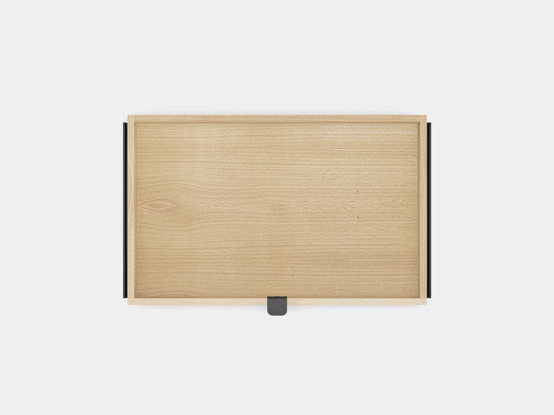 oakywood oak modular drawer with black base | light oak, , black