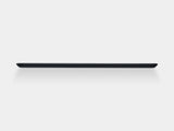 oakywood black wooden shelf front | black, 