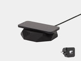 black Geometric Charging Pad with AU plug | black, AU (Adapter type I)