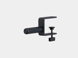 Oakywood Desk-Mounted Headphone Hook in black wood with black finish – sleek side mounted hook for headphones and other desk items | black, black