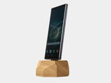 oakywood oak smartphone dock side view | oak, 